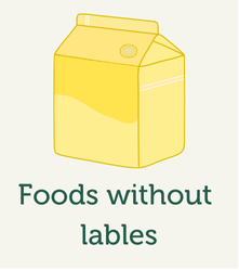 non-labled foods