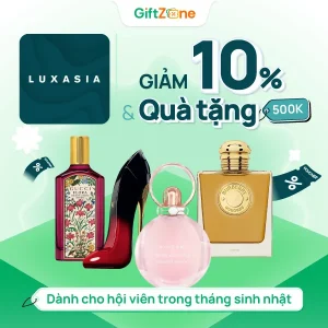 Luxasia_Giảm 10pt và tặng quà 500K