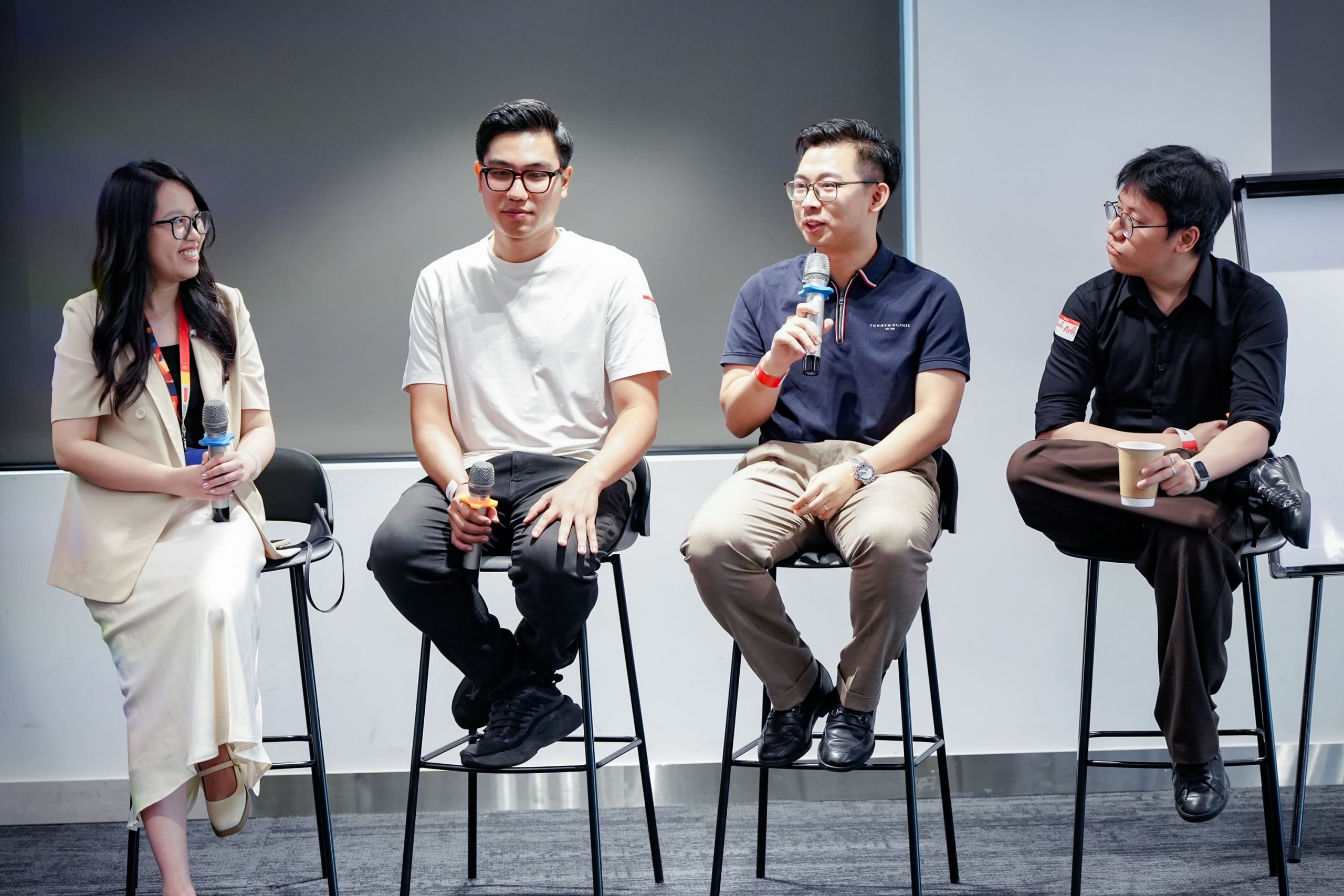The heart of the event was a candid panel discussion featuring three leaders